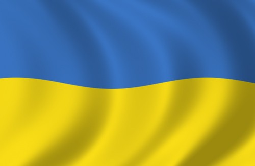 У Кремля пытались развернуть флаг Украины