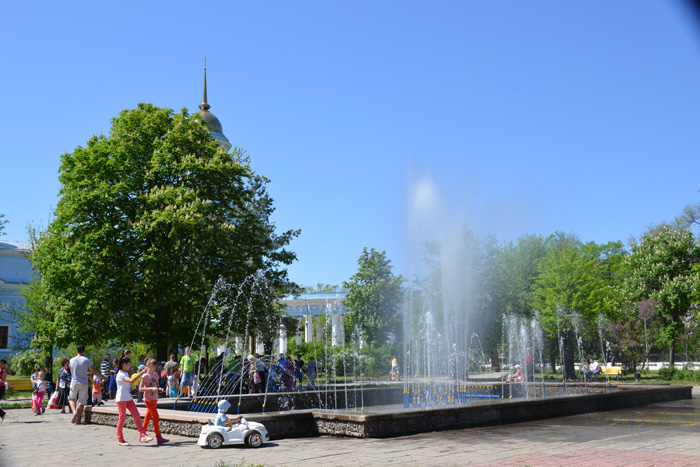 В Измаиле запустили центральный городской фонтан